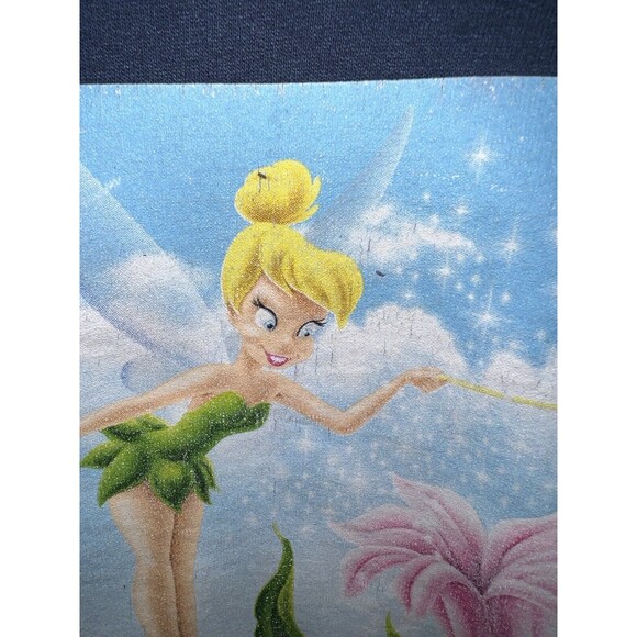 Disney Store Tinkerbell Sweatshirt Tink Make A Little Magic Crewneck XL Vintage - Picture 3 of 8